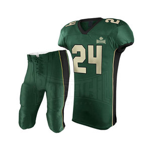 Uniformes de football américain de qualité Conceptions personnalisées Impression Matériaux d'amidons sublimés Lycra 325 GSM Respirant American F - Product Image 2