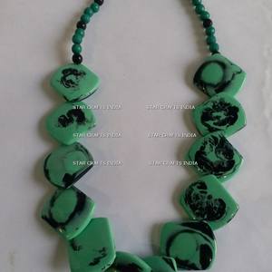 Minimalismo acrílico collar con cuentas grandes bolas de plástico transparente cuentas exageradas mezcla de colores boda cadenas adecuadas - Product Image 5