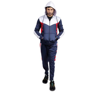 Cortar y coser personalizado poliéster polar deportes chándal con capucha conjuntos Unisex algodón sudaderas con capucha chándal y ropa activa Joggers - Product Image 5