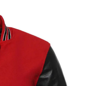 Vestes d'université pour tous les âges couleur rouge utilisation extérieure confortable hommes et femmes veste d'université vêtements de mode les plus vendus véritables - Product Image 2