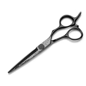 Tijeras de Peluquería Profesionales Hechas a Mano de Acero Inoxidable con Funda de Cuero, Borde Liso, para Uso Doméstico y Corte de Cabello - Product Image 2