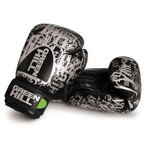 Guantes de Boxeo Personalizados para Jóvenes, 12oz, de Cuero, para Entrenamiento, con Patrón Impreso y Logotipo Personalizado para Gimnasios y Eventos Deportivos - Product Image 2