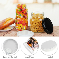 Fabricants Vente en gros 63mm Mason Jar Couvercles Bouchons en fer blanc pour sceller les conserves de fruits boissons cornichons Jar