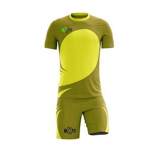 Vente en gros de maillots de football maillots de football de couleur kits de football personnalisés uniforme d'entraînement de football unisexe - Product Image 6