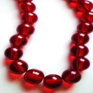 Cuentas de vidrio espaciador rojo arándano de alta calidad, suministro a granel al por mayor para fabricación de joyas y accesorios de bricolaje, cuentas de cristal de Murano - Product Image 1