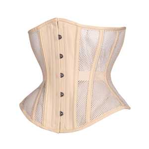 Top corset en maille transparente tendance pour femmes Bustier transparent sans bretelles Structure à armatures Ajustement réglable Dentelle élégante Personnalisé - Product Image 2
