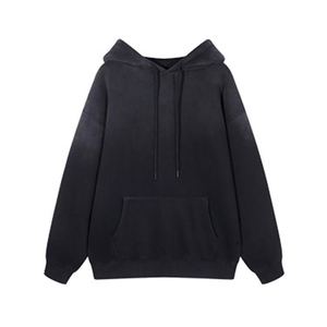 Date hommes hiver 100% coton bio lavage à l'acide à capuche personnalisable léger respirant Streetwear - Product Image 2