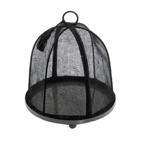 Plateau de service rond en métal et chocolat en jute de qualité supérieure idéal pour la maison hôtel restaurant élégant plateau de qualité - Product Image 1