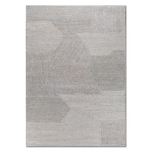 Tapis en jute et chanvre tissés à la main Nomadic Threads, motifs géométriques et abstraits, tissage plat, rectangulaires, pour couloir, décoration intérieure - PDJT-242 - Product Image 1