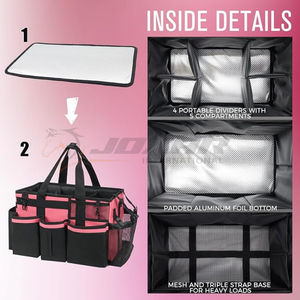 Sac de transport de toilettage équestre avec poignée solide Compartiments pratiques pour un toilettage facile à la grange ou aux compétitions à vendre - Product Image 6