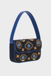 Multicolor Beaded <b>Bag</b> with Handle, Handheld <b>Bag</b>, Casual Hand <b>Bag</b>, Indian Handicraft, Handmade, <b>Baguette</b> <b>bag</b>, - Product Image 3