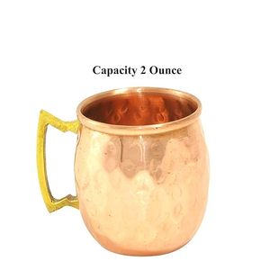 Tasse en cuivre artisanale de luxe de haute qualité au meilleur prix verres en métal pour une expérience de bar luxueuse - Product Image 4