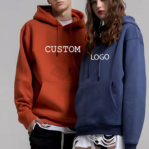 Sweat à capuche pour homme en polaire lourde de qualité supérieure en coton de haute qualité avec logo personnalisé pull sweat capuche surdimensionnée hiver essentiel teint uni - Product Image 1