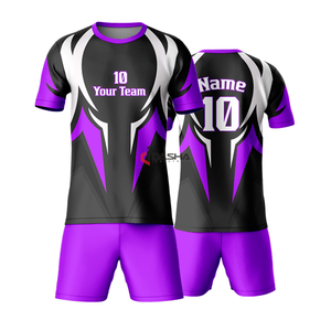 ชุดฟุตบอลผ้าโพลีเอสเตอร์สำหรับผู้ชายชุดยูนิฟอร์มฟุตบอลเสื้อฟุตบอลโลโก้ตามสั่ง - Product Image 6