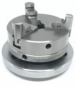3 Jaw Self Centering <b>Mini</b> <b>Lathe</b> Chuck 2-1/2" 65mm M14 X 1 Threaded & Backplate - Product Image 2