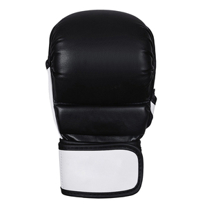 Gants de MMA professionnels en cuir à demi-doigts – Gants de boxe et de grappling avec design personnalisé, logo, taille et couleur sur mesure - Product Image 6