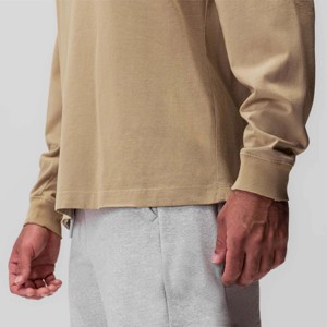 Men's Moisture-Wicking Long-Sleeve Sports <b>Shirt</b> - Breathable and Quick-Dry Athletic Top for Gym Workouts and Sports - Product Image 3