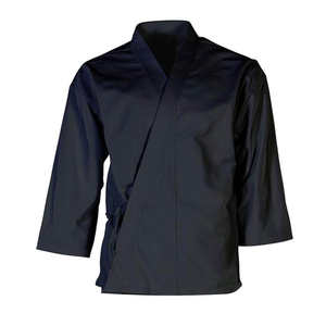 Combinaison de karaté unisexe noire au prix d'usine |   Vêtements de sport d'arts martiaux en coton respirant |   Jeunes et adultes |   Prix d'usine OEM - Product Image 2