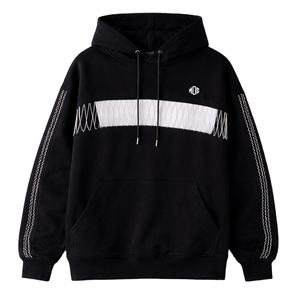 Sudaderas con Capucha Estilo Y2K Personalizadas con Paneles, Venta al por Mayor, Logotipo Personalizado, Marca Privada, Estilo Americano - Product Image 2