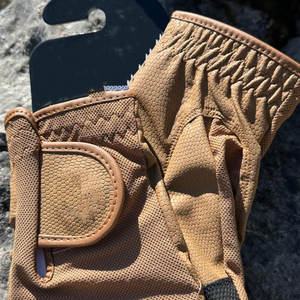 Gants d'équitation pour hommes, logo personnalisé, cuir de mouton, antidérapants, respirants, prix de gros pour usage sportif - Product Image 5