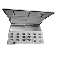 Boîte à outils étanche en aluminium avec tiroirs pour plateau de camions Ute et auvent à ouverture latérale en aluminium Tradesman