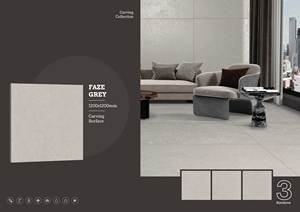 Azulejos de porcelana tallada de alta calidad de 1200x1200mm | Azulejos vitrificados digitales de gran formato | Exportación moderna con estilo duradero - Product Image 6