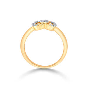 Bague Twilight Ties Or et Diamant - Product Image 3