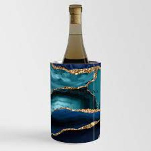 Juego de 2 enfriadores y enfriadores de botellas de vino y cerveza de calidad superior cubiertos de cuero de calidad superior a precios impresionantes - Product Image 5