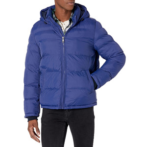 Custom Men's Winter Cotton Puffer <b>Jacket</b> OEM Casual down with Thick Warmth <b>Canvas</b> Plus Size Custom Printing - Product Image 1
