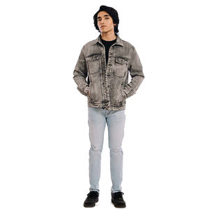 Premium Quality Custom <b>Denim</b> Men's <b>Jackets</b> From Pakistan New Vintage Man <b>Jackets</b> For Winter Breathable <b>Denim</b> <b>Jacket</b> For Man - Product Image 3
