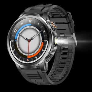 Montre connectée KR AK95, écran tactile AMOLED de 1,85 pouce, étanche IP68, appel Bluetooth, boussole, SOS, montre de sport d'extérieur - Product Image 1