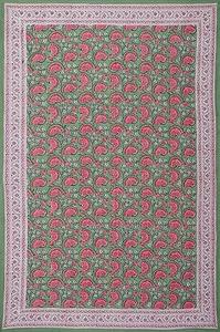 Nappe en coton design floral fait à la main lavable en machine couverture de table de maison décorative pour fête de mariage - Product Image 2