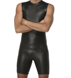 अनुकूलित पुरुषों 2 मिमी चिकनी त्वचा नियोप्रोन वाटरप्रूफ निर्बाध नरम स्ट्रेची स्लीवलेस सर्फ डाइविंग - Product Image 1