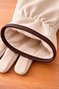 Guantes de Trabajo de Cuero para Invierno con Forro Térmico para Manipulación en Almacenes a Baja Temperatura, Protección Duradera para las Manos con Logotipo Personalizado - Product Image 4