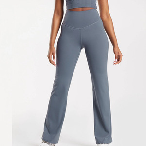 Custom Design <b>Flared</b> Fashionable Women's Hot <b>Leggings</b> Sports Jogging Workout Yoga Pants For Woman From BD Supplier - Product Image 1