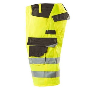 Pantalones Cortos de Trabajo de Alta Visibilidad, Impermeables, con Estampado Personalizado, Antibacterianos, Certificados CE, para Seguridad Vial - Product Image 2