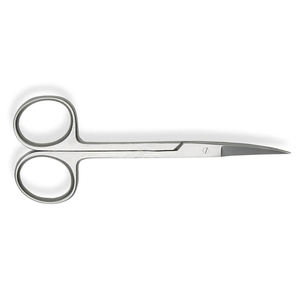 Tijeras alemanas de acero inoxidable para Iris, acabado en arena, hoja afilada quirúrgica médica curvada, tamaño de 4,5 pulgadas - Product Image 5