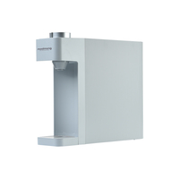 Moolmang CLEAK Purificateur d'eau gris clair 3 filtres 8 étapes Système de filtration manuelle Purification domestique haute performance