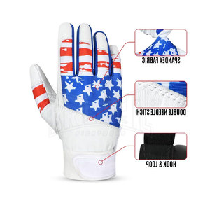 Gants de baseball en cuir professionnels personnalisés OEM Gants de baseball de meilleure qualité Gants de frappe de baseball de bonne qualité - Product Image 6