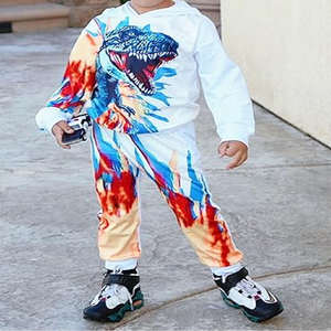 2 piezas niños Casual sólido invierno chándal Sudadera con capucha conjunto Activewear Jogging Suit - Product Image 5