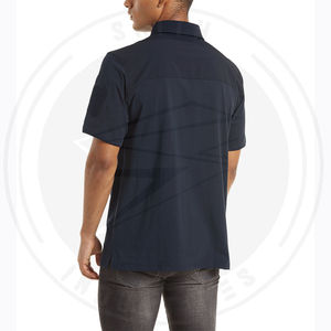 T-shirt de golf décontracté personnalisé High Street au design unique pour homme, polo, tissu tricoté durable à manches courtes pour un usage quotidien - Product Image 2