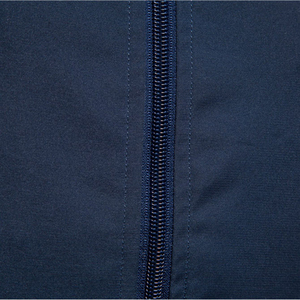 Blouson d'aviateur unisexe à fermeture éclair et design personnalisé en duvet léger coupe-vent avec col côtelé pour hommes - Product Image 6