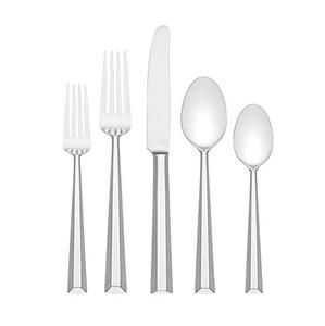 Cubiertos de lujo al por mayor para restaurante, Hotel, hogar, cubiertos modernos de acero inoxidable, juego de cubiertos de Metal para boda - Product Image 1