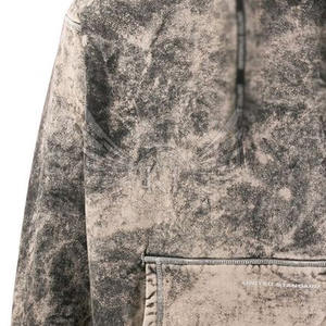 สีทึบที่ขายดีที่สุดกรดล้าง Hoodies กว่าขนาดเสื้อสวมหัวคุณภาพสูงราคาที่ดีที่สุดกรดล้าง Hoodies - Product Image 3