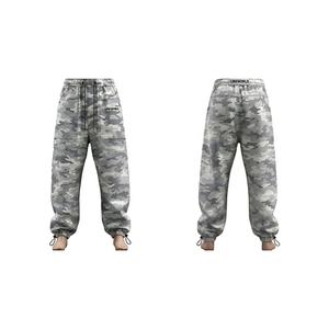 2025กางเกงเอวสูงทรงตรงสำหรับผู้ชาย, กางเกงแฟชั่นแนวสตรีทฮิปฮอปจากแรงบันดาลใจในการถักทอซักขนาดกลางโลโก้ตามสั่งฤดูร้อน - Product Image 1