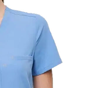 Calidad superior mujeres Hospital Enfermeras Scrubs Venta al por mayor todos los colores y tamaños disponibles fácil de usar Hecho con poliéster - Product Image 4