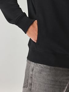 Sudadera con capucha y cremallera bordada a la moda para ropa de moda Sudadera con capucha básica de manga larga con cremallera para la comodidad diaria - Product Image 4