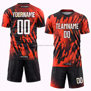 Conjunto de Uniforme de Fútbol Personalizado para Club, Diseño por Sublimación, Ligero, Transpirable, de Secado Rápido, Protección UV, OEM, ODM - Product Image 1