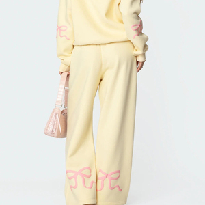 ชุดกีฬามีฮู้ดสำหรับผู้หญิงกางเกงวอร์มออกกำลังกายกลางแจ้งมีซิปแบบลำลองใหม่ - Product Image 5