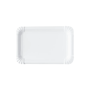 Vente en gros de plaques en papier biodégradables rectangulaires jetables de 13x20 cm, logo personnalisé, utilisation en restauration, production de marque privée - Product Image 2
